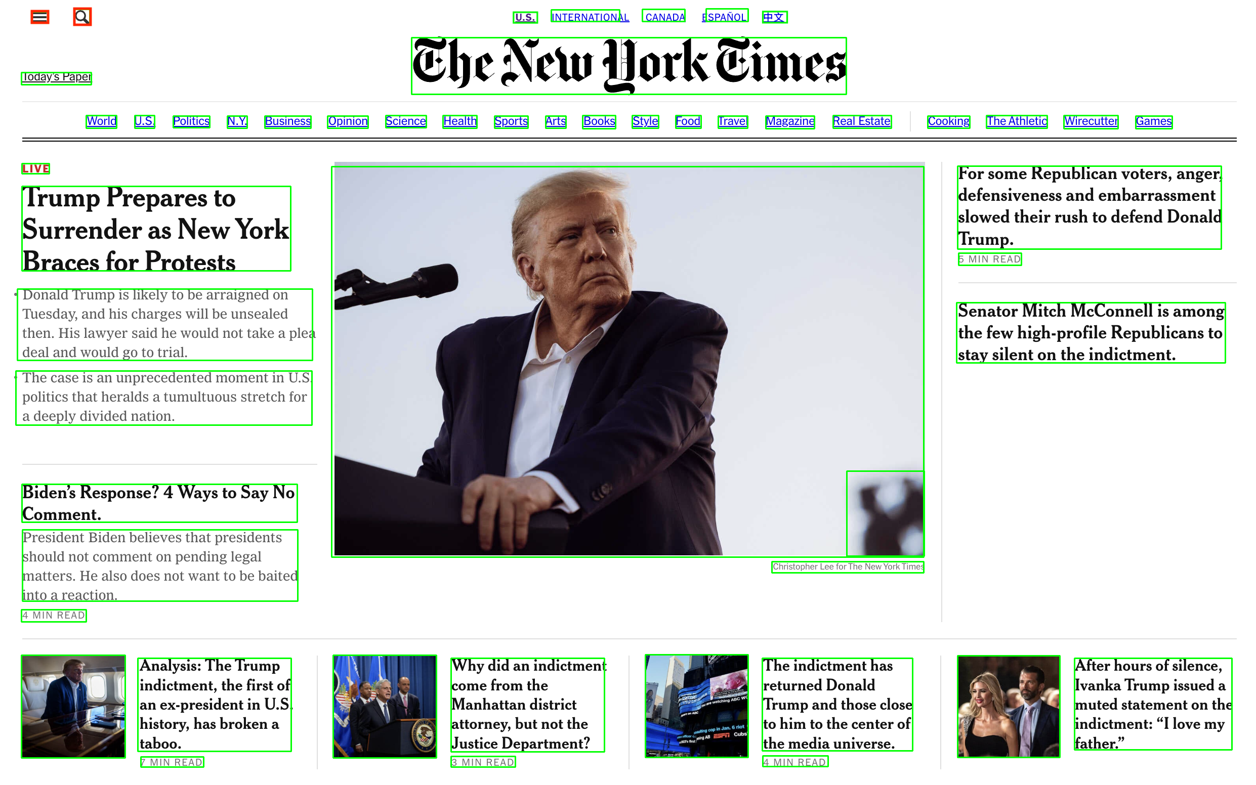 NYTimes with bounding boxes